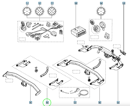 Pièce d'origine Attelage neuf pour Renault Espace V 8201428480