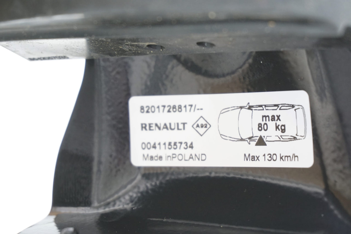 Pièce d'origine Barres de toit transversales pour Renault Captur 8201726817