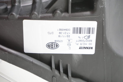 Pièce d'origine Phare avant droit pour Dacia Sandero Logan 8200733877