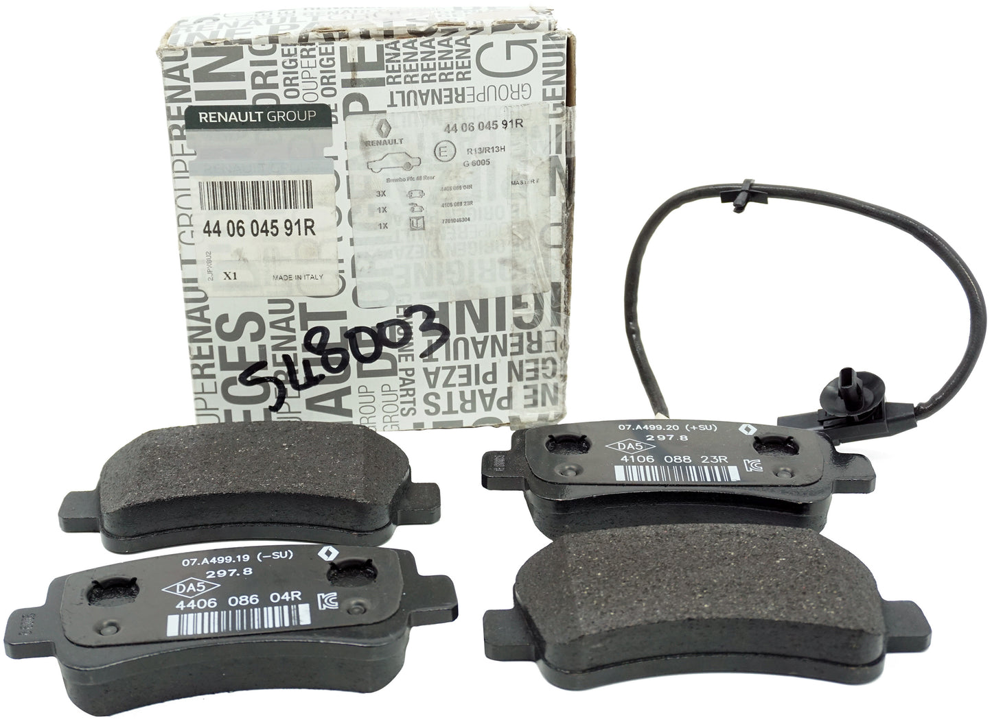 Pièce d'origine Plaquettes de frein arrière pour Renault Master III 440604591R