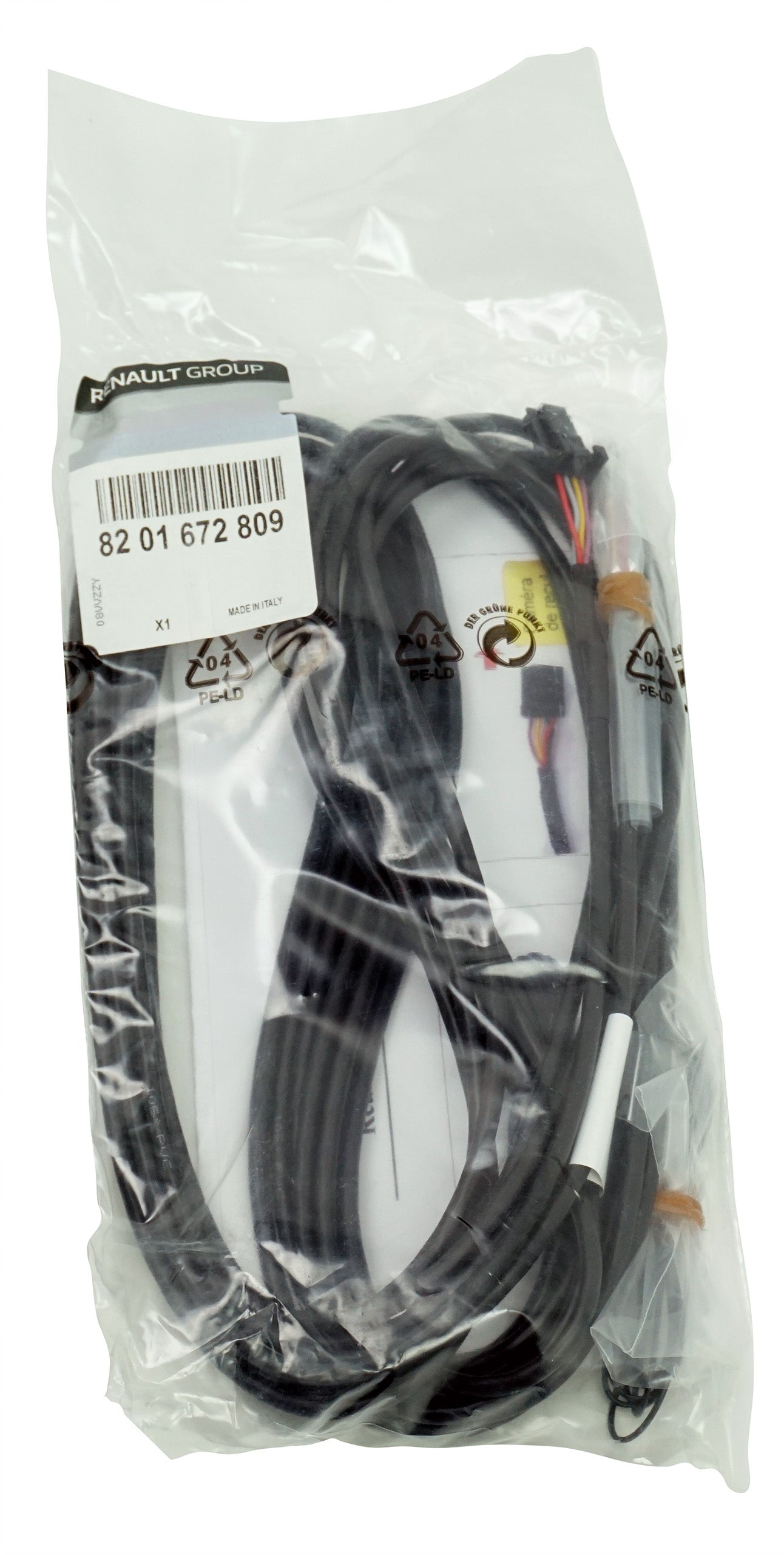Pièce d'origine Faisceau de caméra pour Renault 8201672809