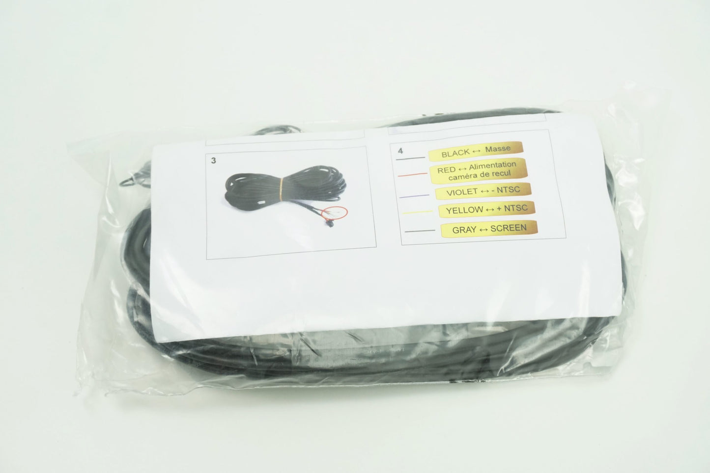 Pièce d'origine Faisceau de caméra pour Renault 8201672809