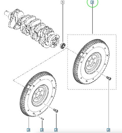 Pièce d'origine Volant moteur bi-masse pour Renault 1.2 TCe 123005515R