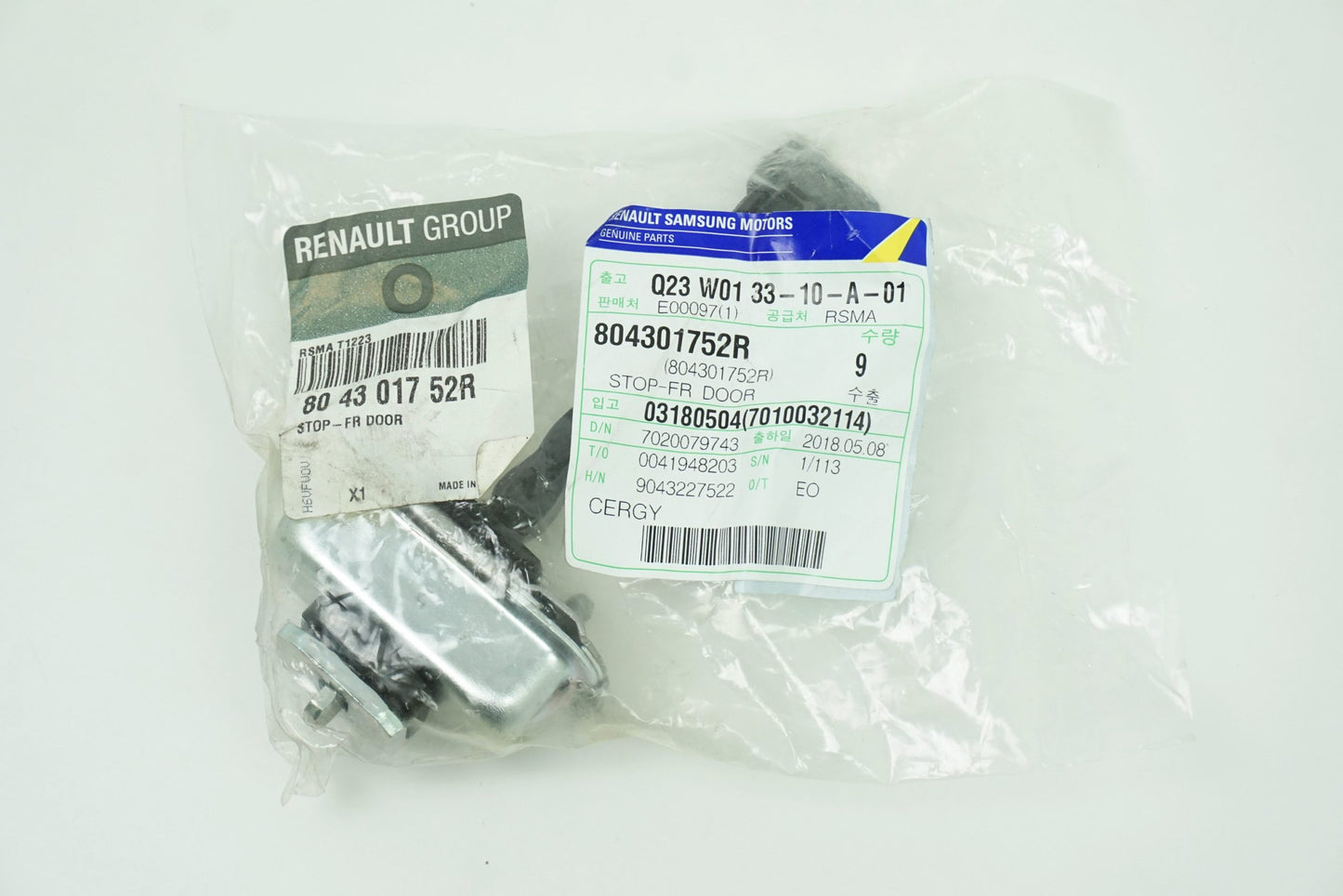 Pièce d'origine Charnière de porte gauche pour Renault Talisman Latitude 804301752R