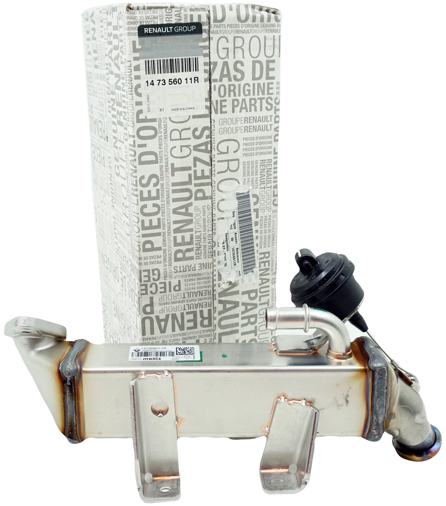 Pièce d'origine Refroidisseur de gaz d'échappement EGR pour Renault Trafic II 147356011R