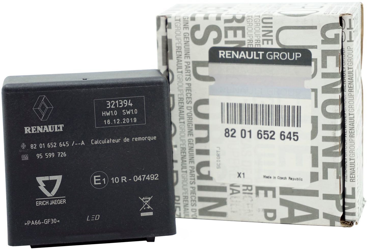 Pièce d'origine Module d'attelage pour Renault 8201652645
