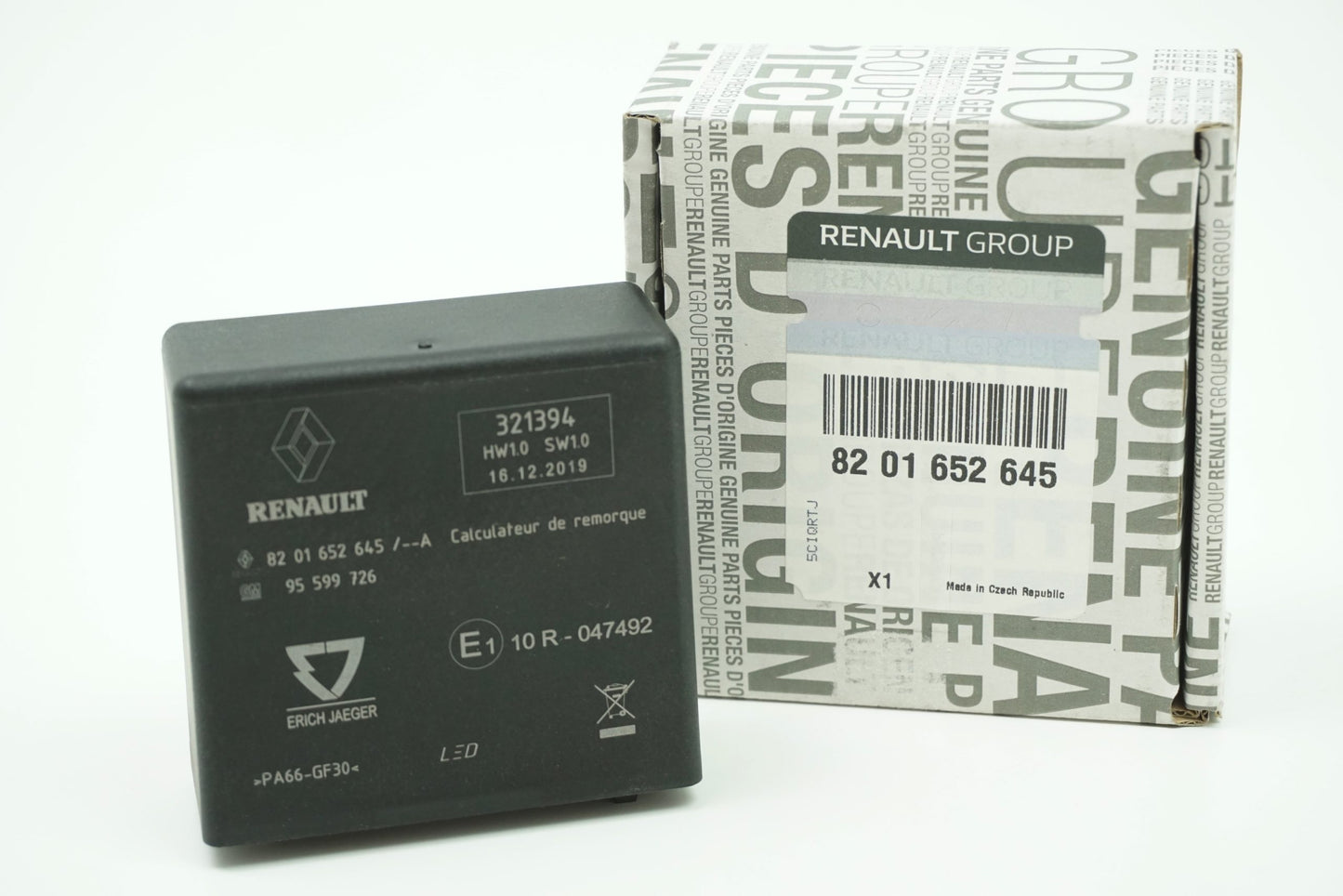 Pièce d'origine Module d'attelage pour Renault 8201652645