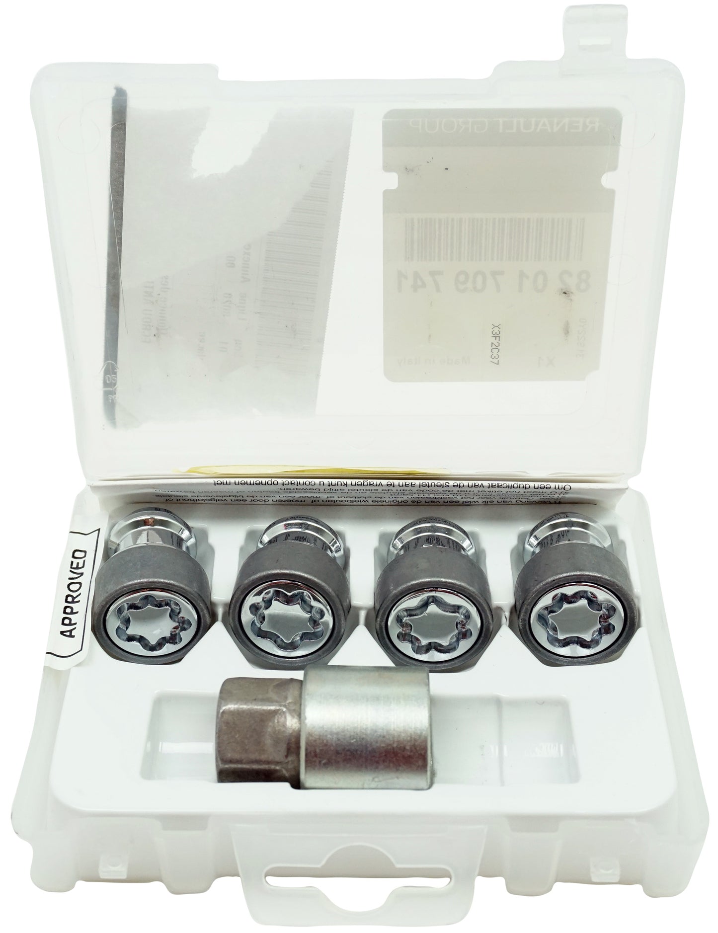 Pièce d'origine Écrous antivol de roue pour Renault Koleos I II 8201709741