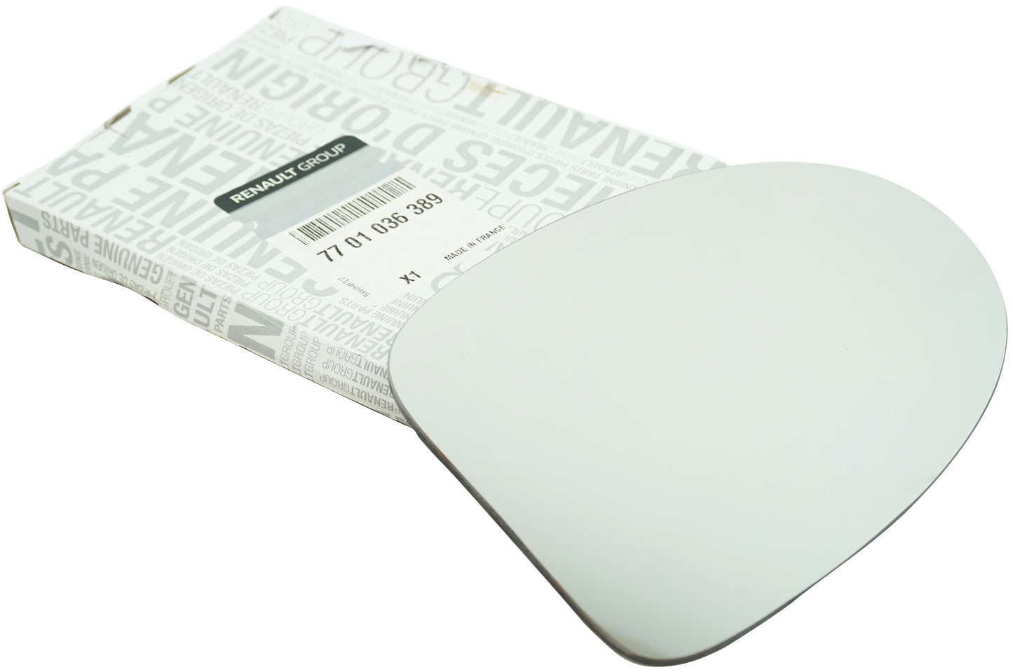 Pièce d'origine Verre de rétroviseur droit pour Renault Twingo I 7701036389
