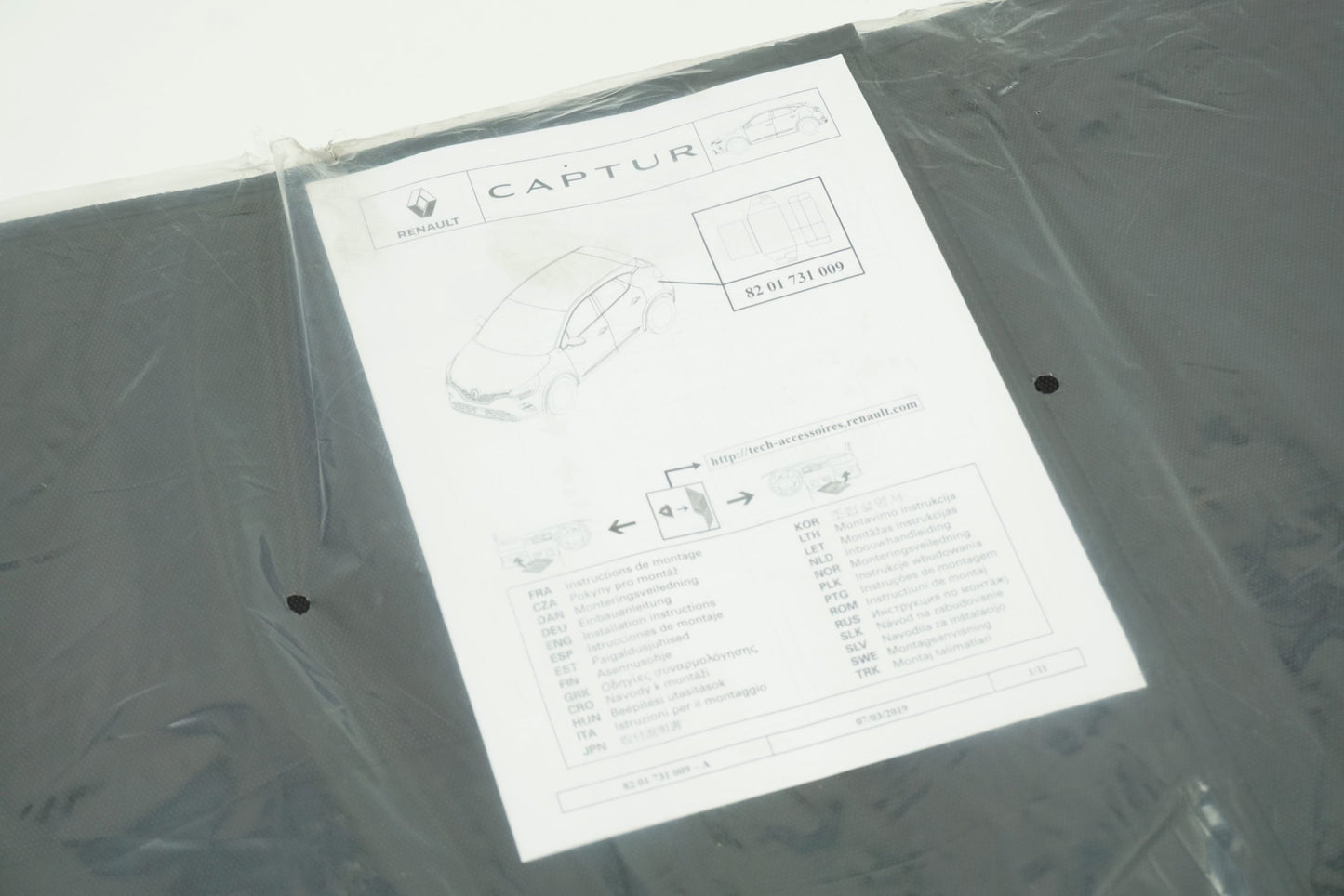 Pièce d'origine Tapis de coffre EasyFlex pour Renault Captur II 8201731009