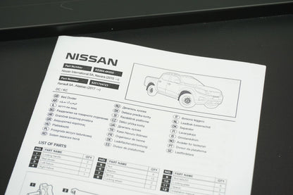 Pièce d'origine Grille de séparation de chargement avec limiteur de charge pour Nissan Navara D23 8201704723