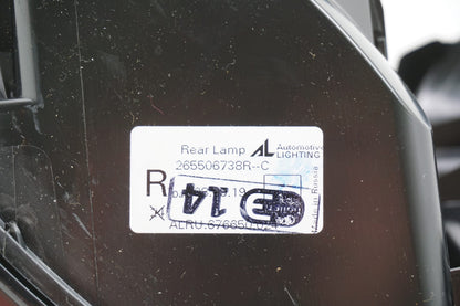 Pièce d'origine Feu arrière droit pour Renault Captur phase 2 265506738R