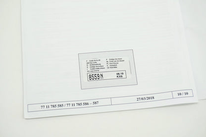 Pièce d'origine Coffre de toit 480 L pour Renault 7711785586