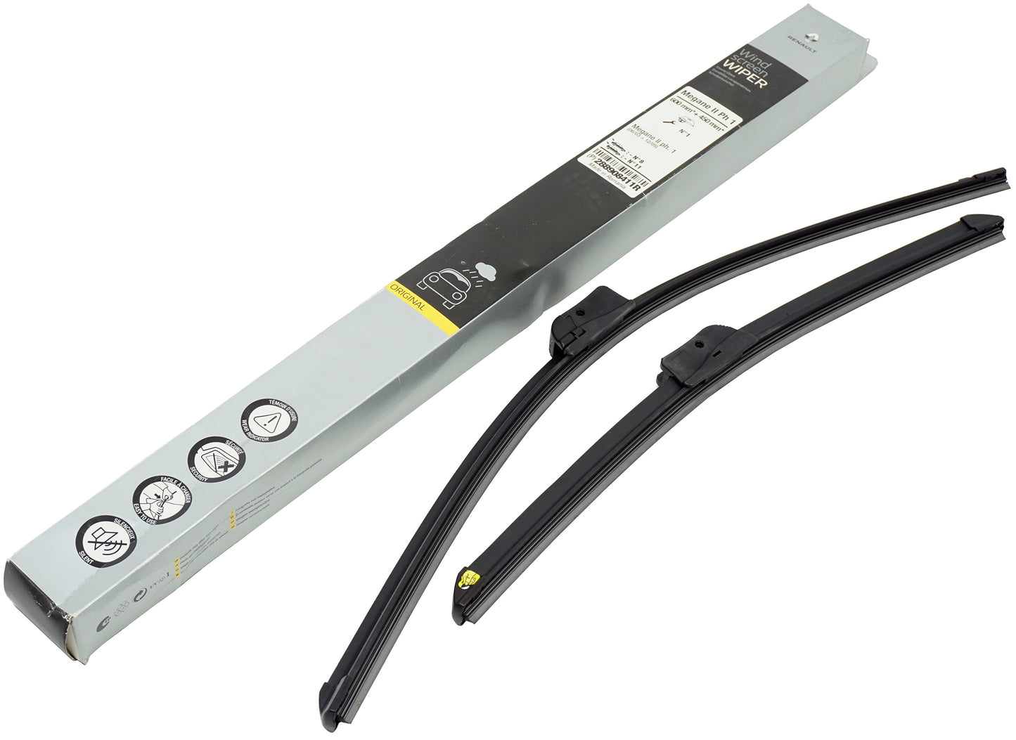 Pièce d'origine Balais d'essuie-glace pour Renault Megane II 288908411R