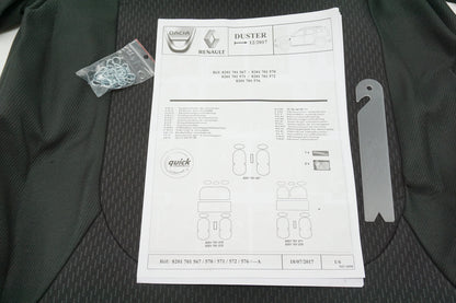 Pièce d'origine Housses de siège pour Dacia Duster 8201701570