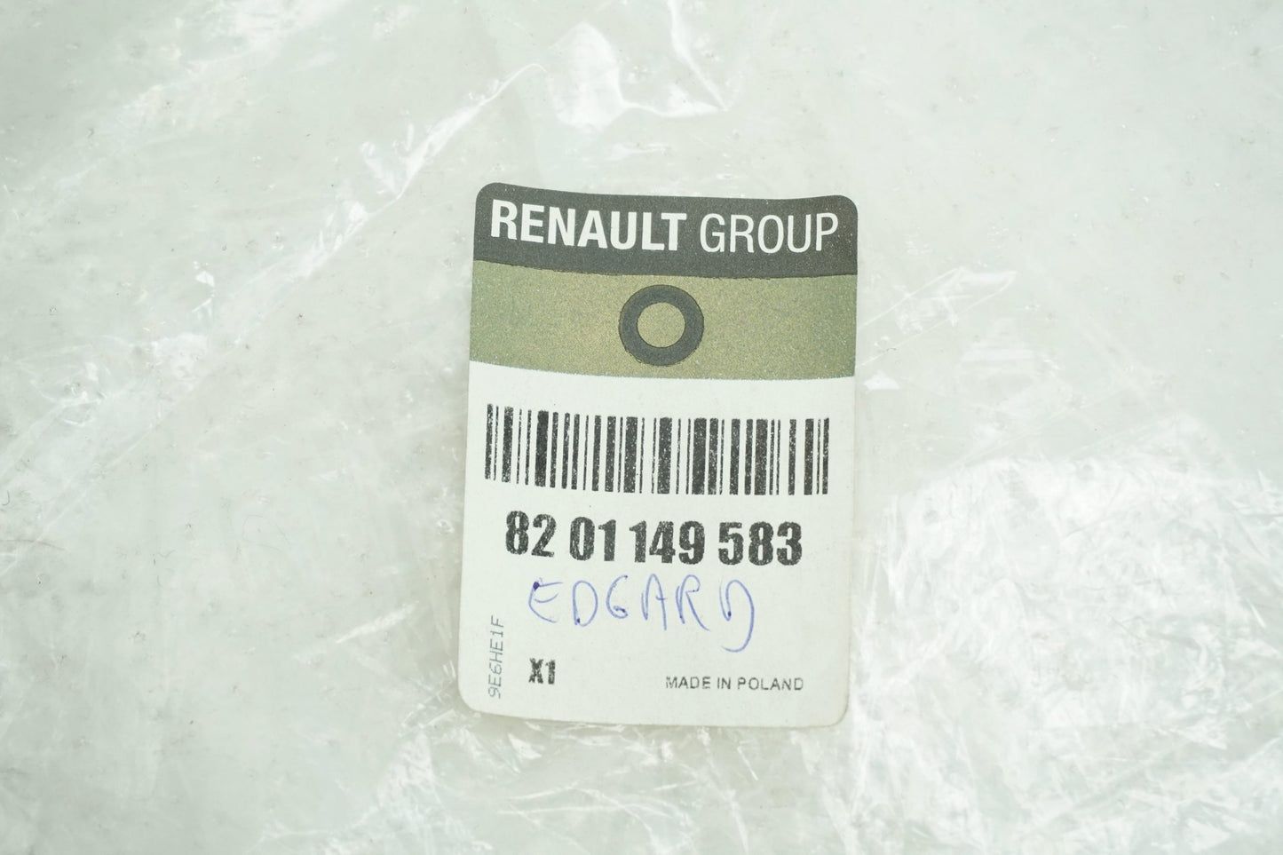 Pièce d'origine Tapis de sol en velours pour Dacia Dokker 8201149583