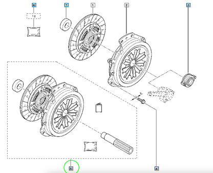 Pièce d'origine Kit d'embrayage pour Renault Clio IV 302055016R