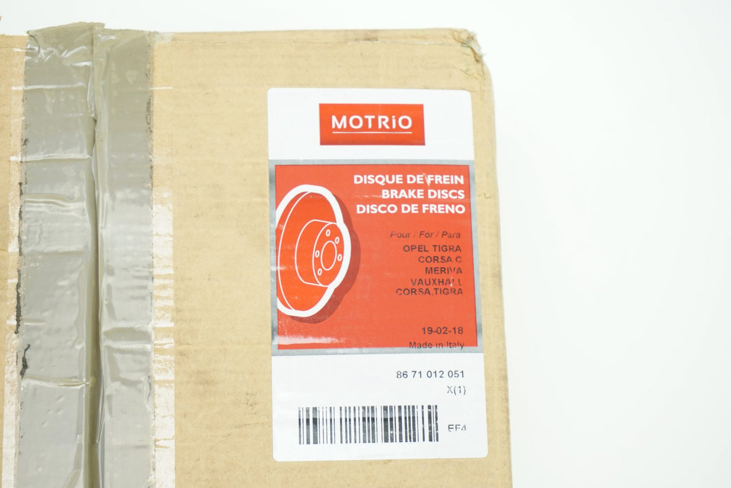 Pièce d'origine Disques de frein pour Opel Meriva Corsa Combo Tigra 8671012051