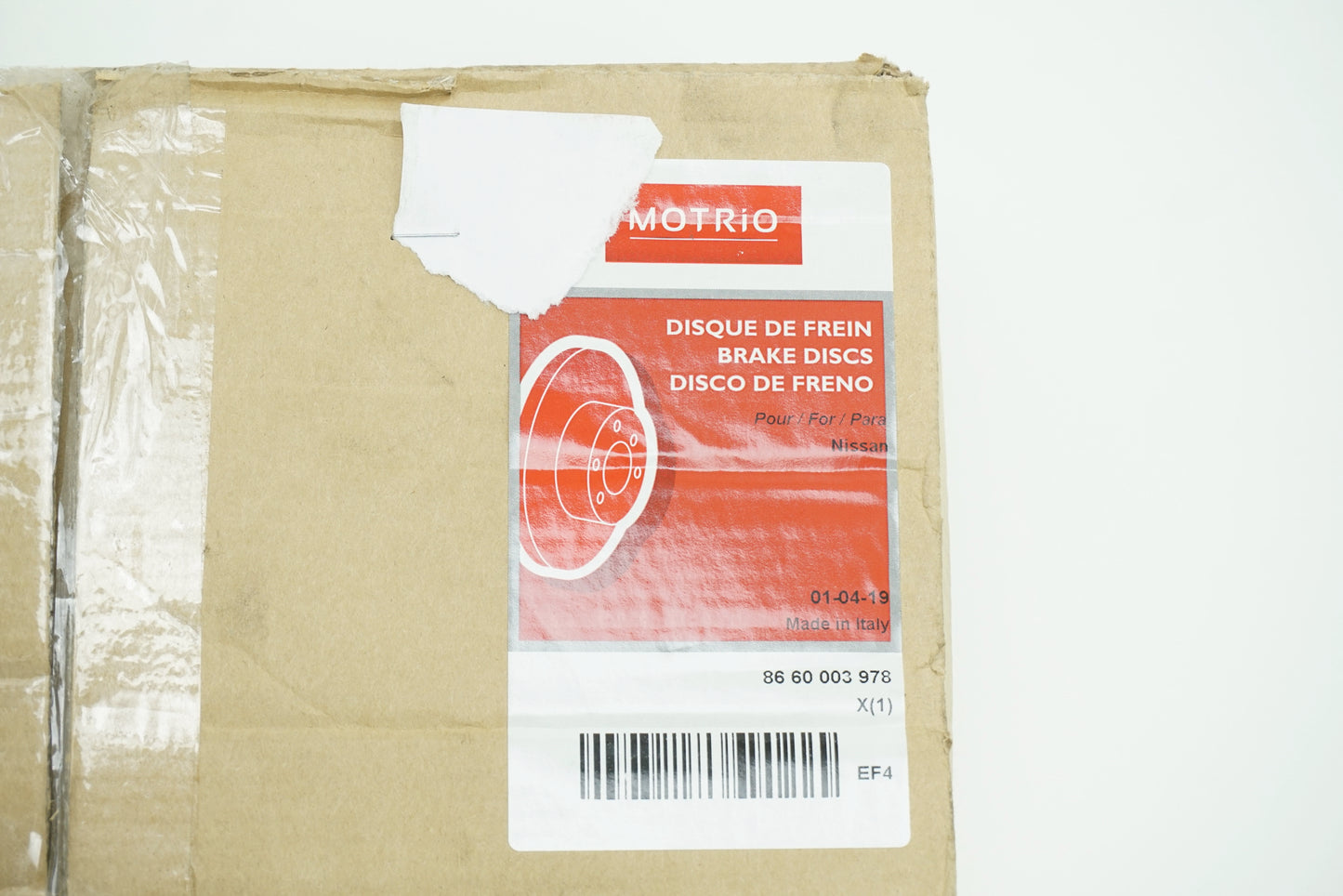 Pièce d'origine Disque de frein avant pour Nissan Tiida Pulsar Juke 8660003978