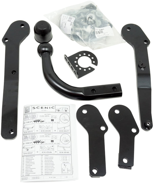 OE d’origine kit de montage d’attelage holowniczego Renault scenic III 8201428689