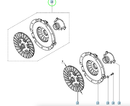 Pièce d'origine Kit d'embrayage pour Renault Mascott 5001868260