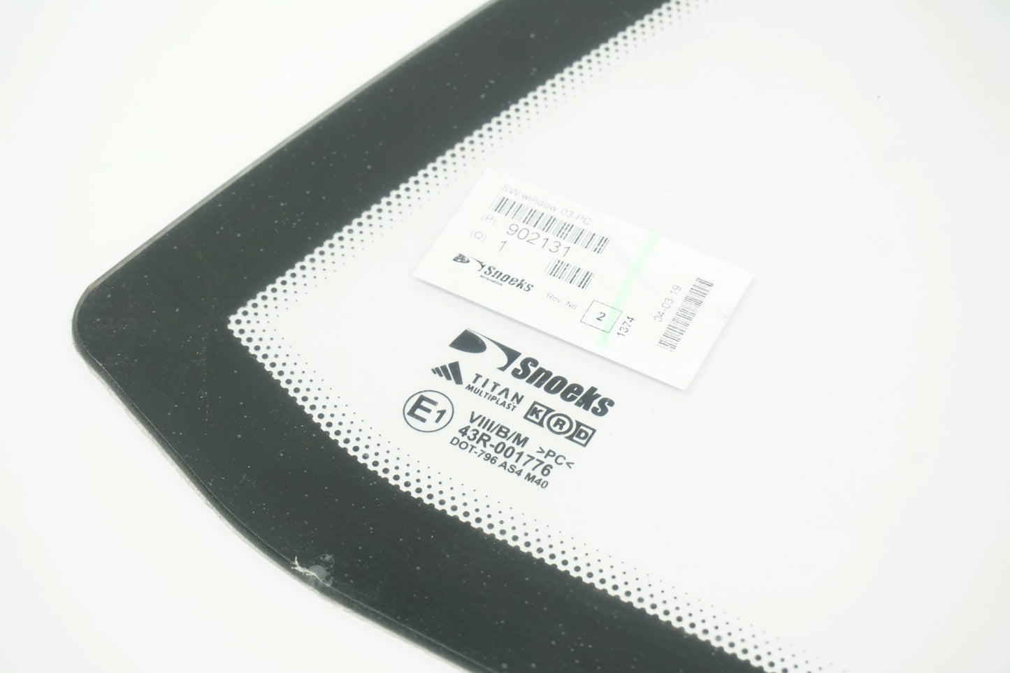 Pièce d'origine Vitre arrière de cabine pour Renault Trafic III 797128356R
