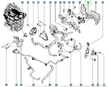 Pièce d'origine Électrovanne de dépression EGR pour Renault Trafic Master 8200926308