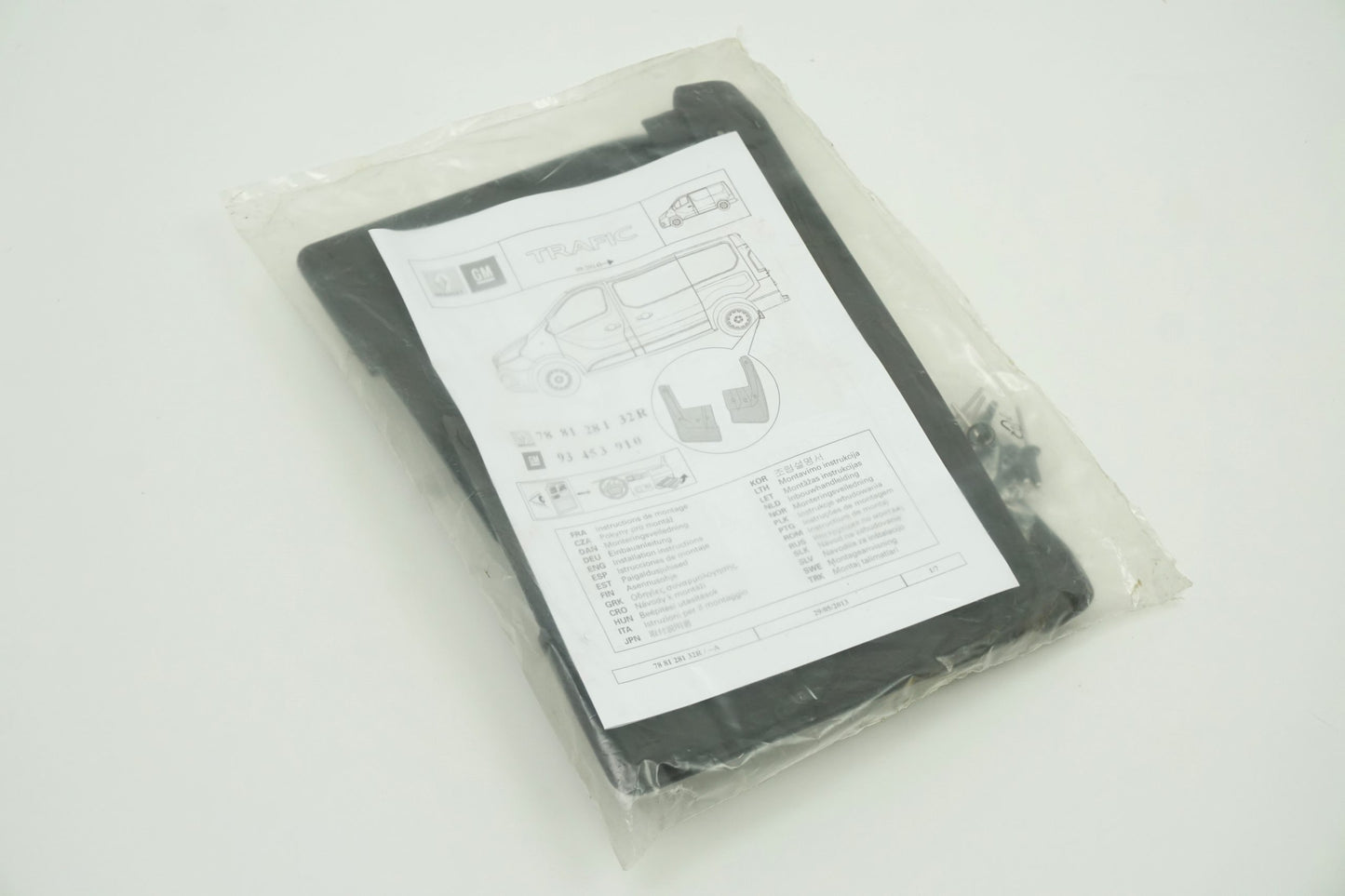 Pièce d'origine Bavette arrière pour Renault Trafic III Opel Vivaro B 788128132R
