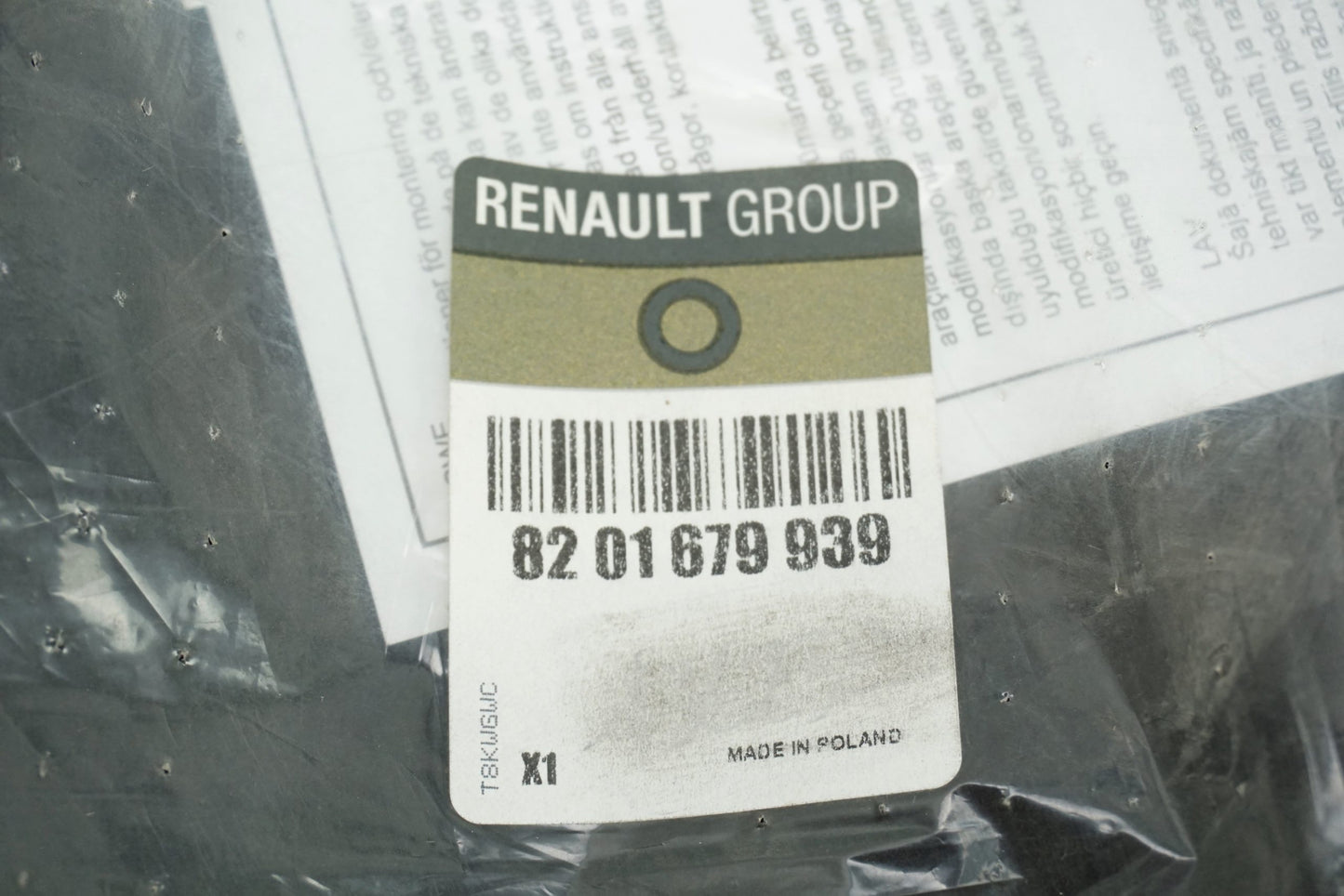 Pièce d'origine Tapis de sol velours pour Renault Koleos II 8201679939