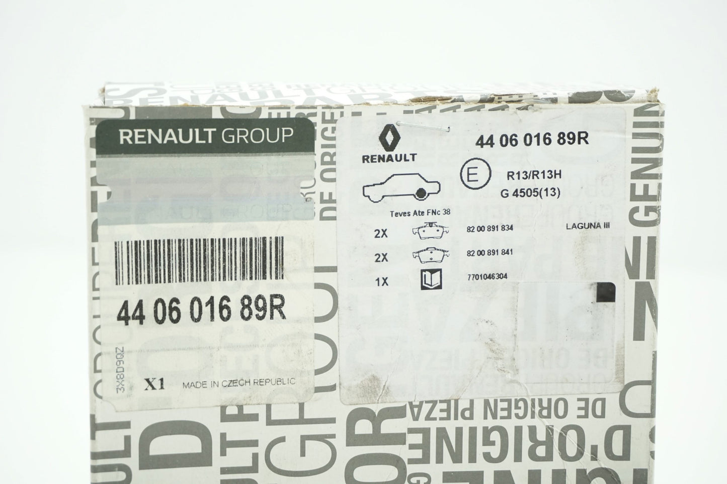 Pièce d'origine Plaquettes de frein arrière pour Renault Laguna III 440601689R