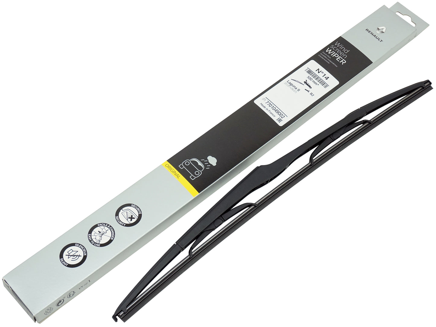 Pièce d'origine Balai d'essuie-glace 500 mm pour Renault Laguna II 7701049002