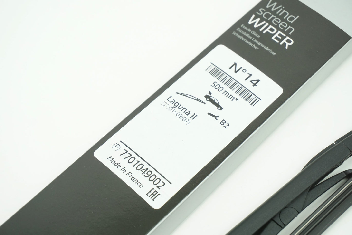 Pièce d'origine Balai d'essuie-glace 500 mm pour Renault Laguna II 7701049002