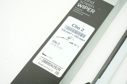 Pièce d'origine Balais d'essuie-glace 530 450 mm pour Renault Clio II 288904292R