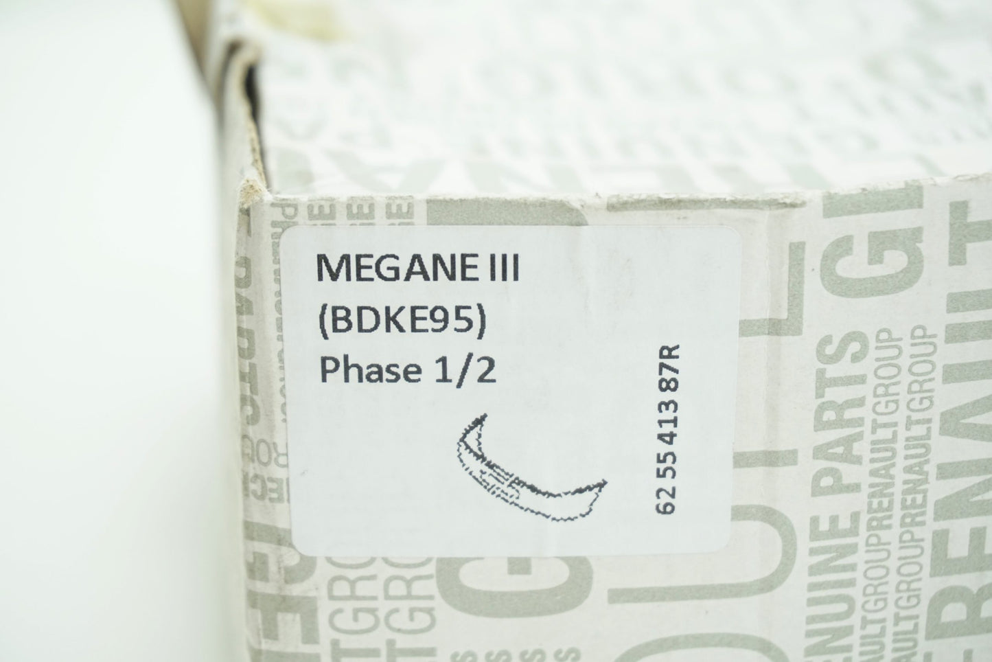 Pièce d'origine Kit de réparation de pare-chocs avant pour Renault Megane III 625541387R