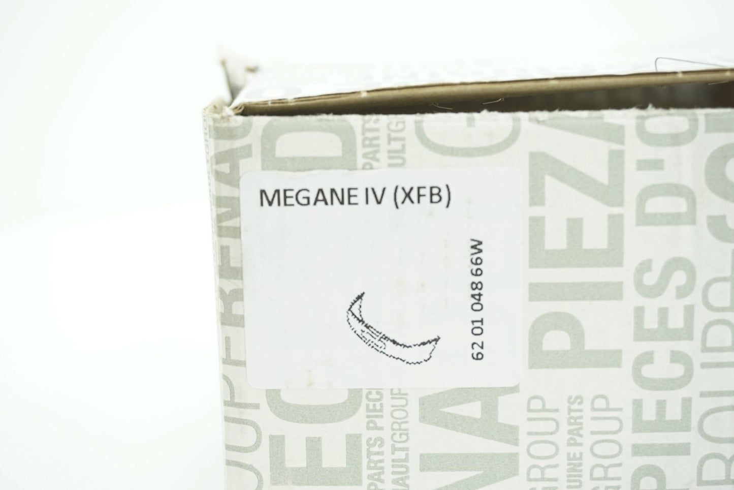 Pièce d'origine Kit de réparation de pare-chocs avant pour Renault Megane IV 620104866W