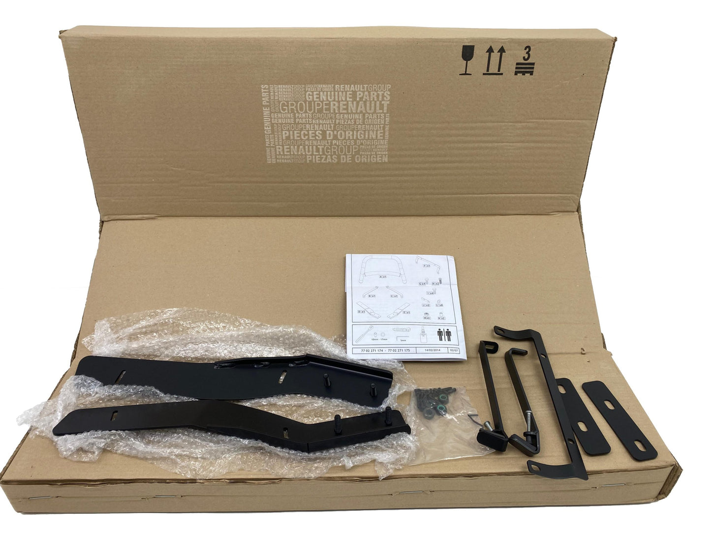 Pièce d'origine Pare-buffle tube chromé pour Dacia Duster I 7702271175