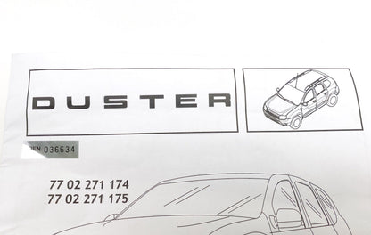 Pièce d'origine Pare-buffle tube chromé pour Dacia Duster I 7702271175
