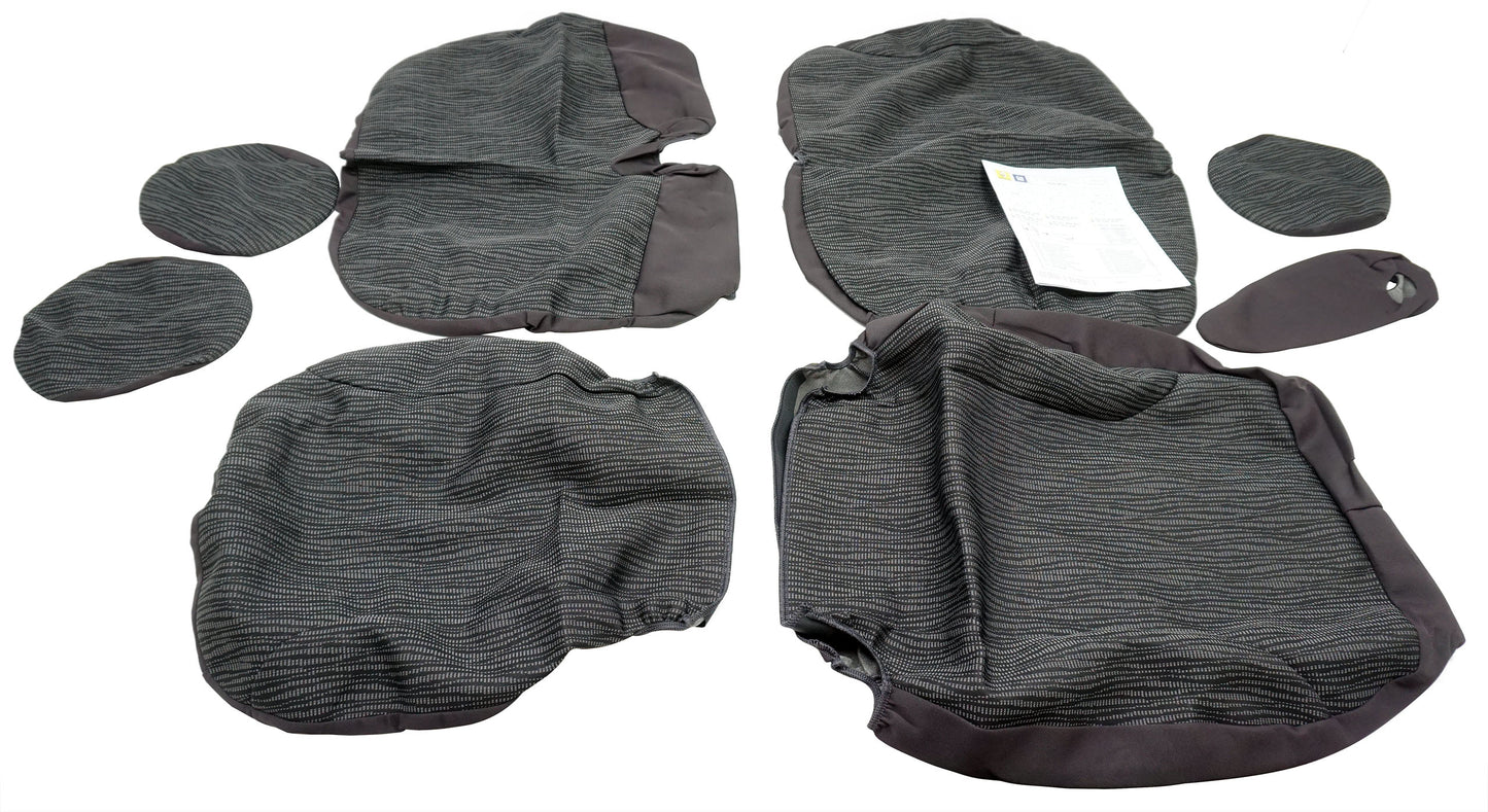 Pièce d'origine Housses de siège grises pour Renault Trafic III 8201409819