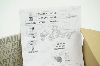 Pièce d'origine Faisceau d'attelage pour Renault Master III 7711425932
