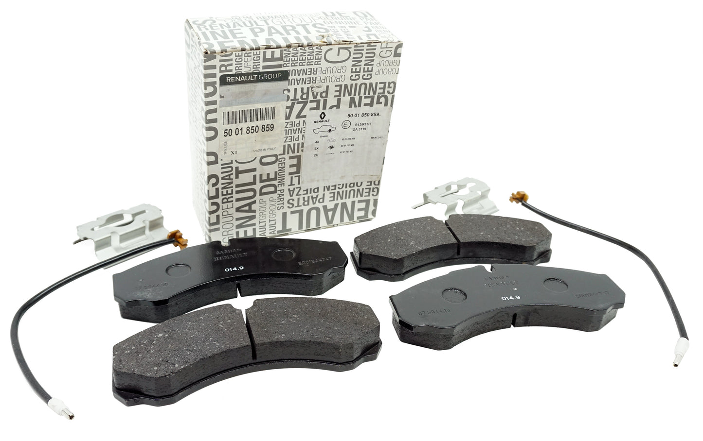 Pièce d'origine Plaquettes de frein avant pour Renault Mascott Master II 5001850859