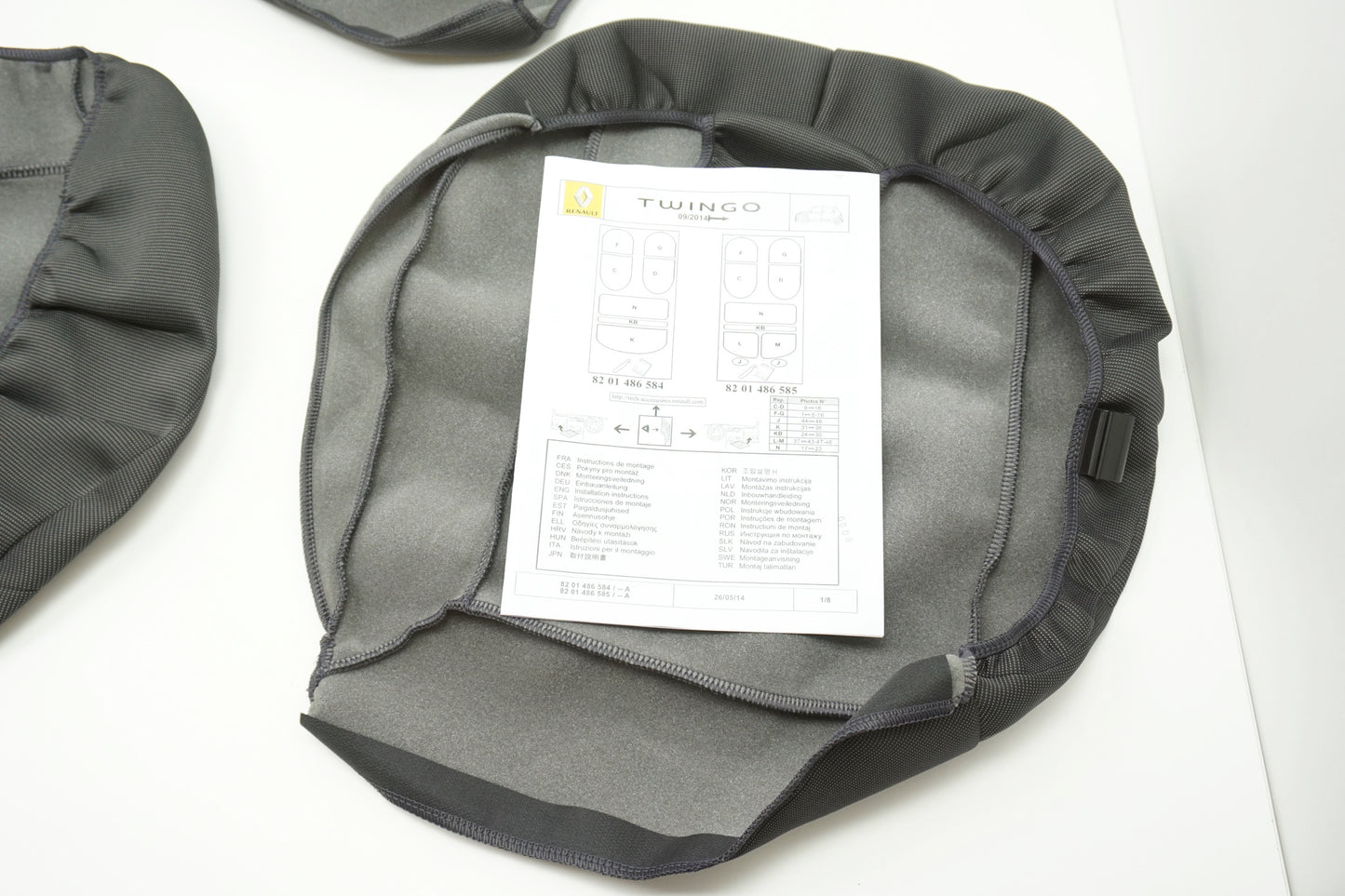 Pièce d'origine Housses de siège pour Renault Twingo III 8201486584
