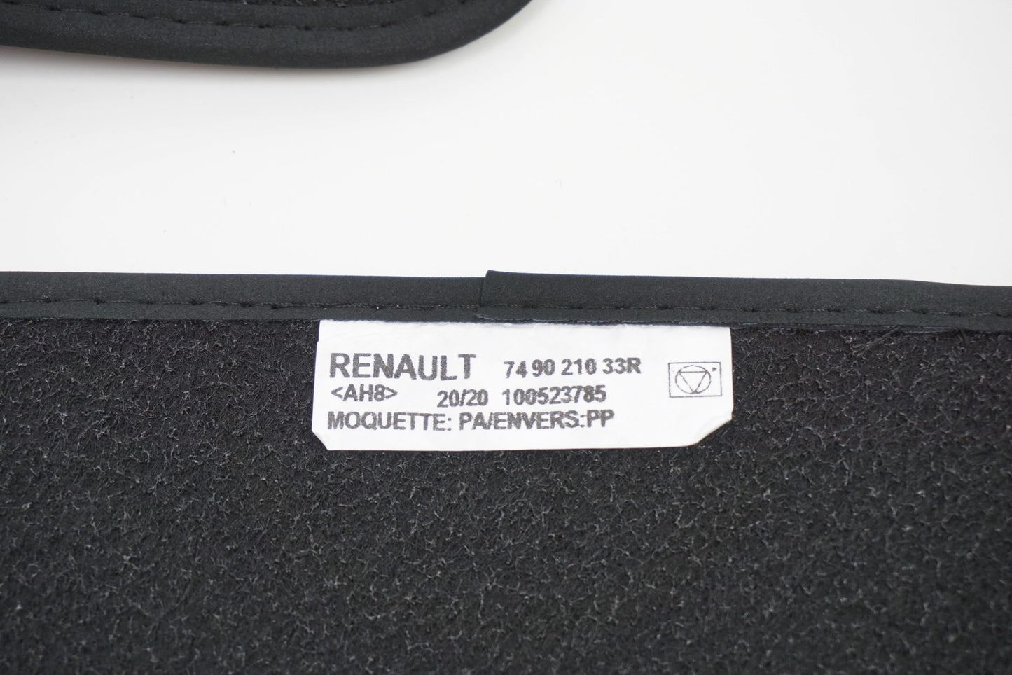 Pièce d'origine Tapis de sol velours pour Renault Espace V 749021033R