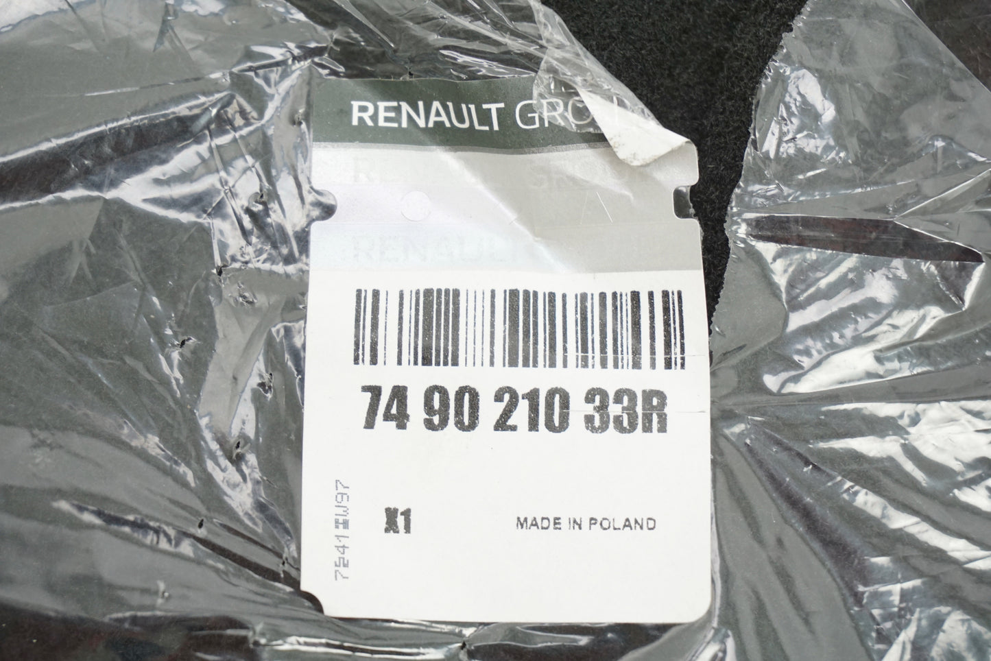 Pièce d'origine Tapis de sol velours pour Renault Espace V 749021033R