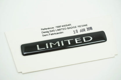 Pièce d'origine Emblème Logo Limited pour Renault 768F44054R