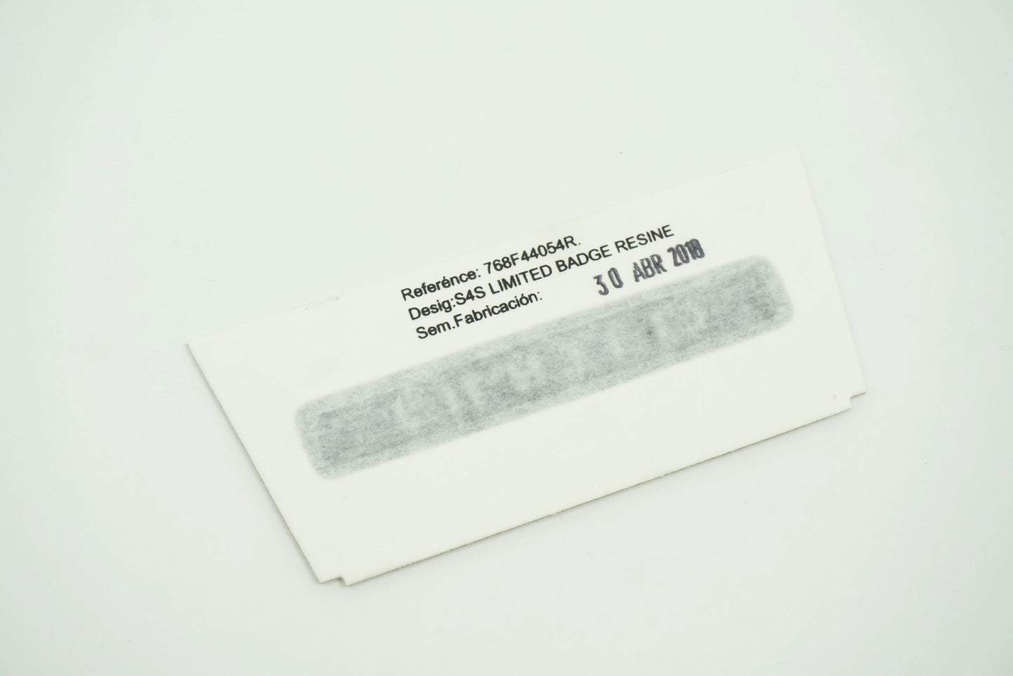 Pièce d'origine Emblème Logo Limited pour Renault 768F44054R