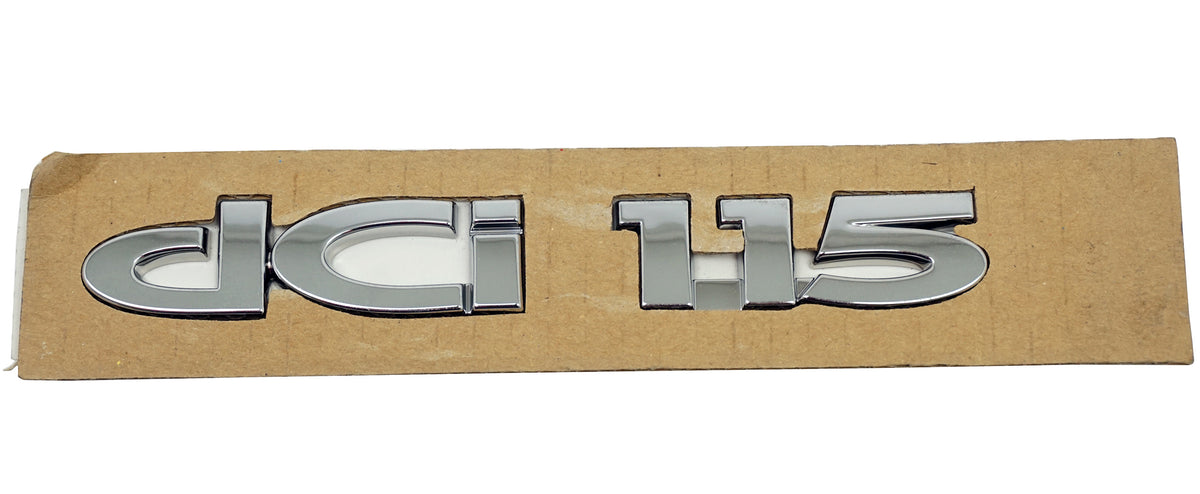 Emblème logo DCI 115 neuf d'origine Renault