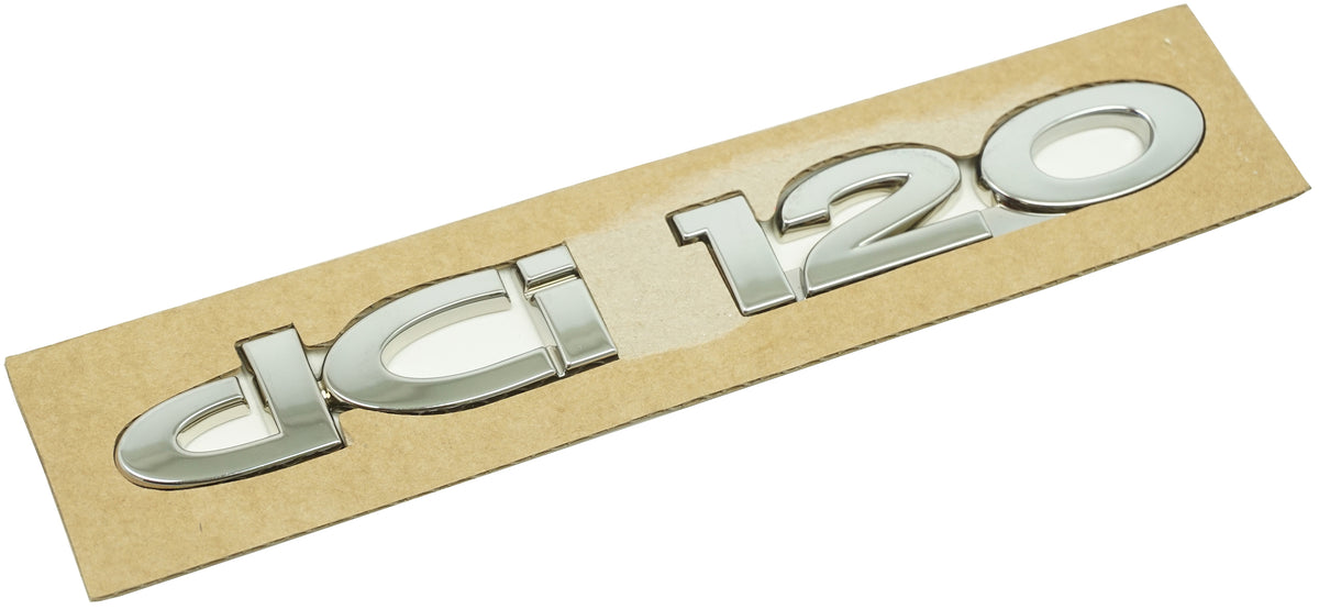 Emblème logo DCI 120 neuf d'origine Renault