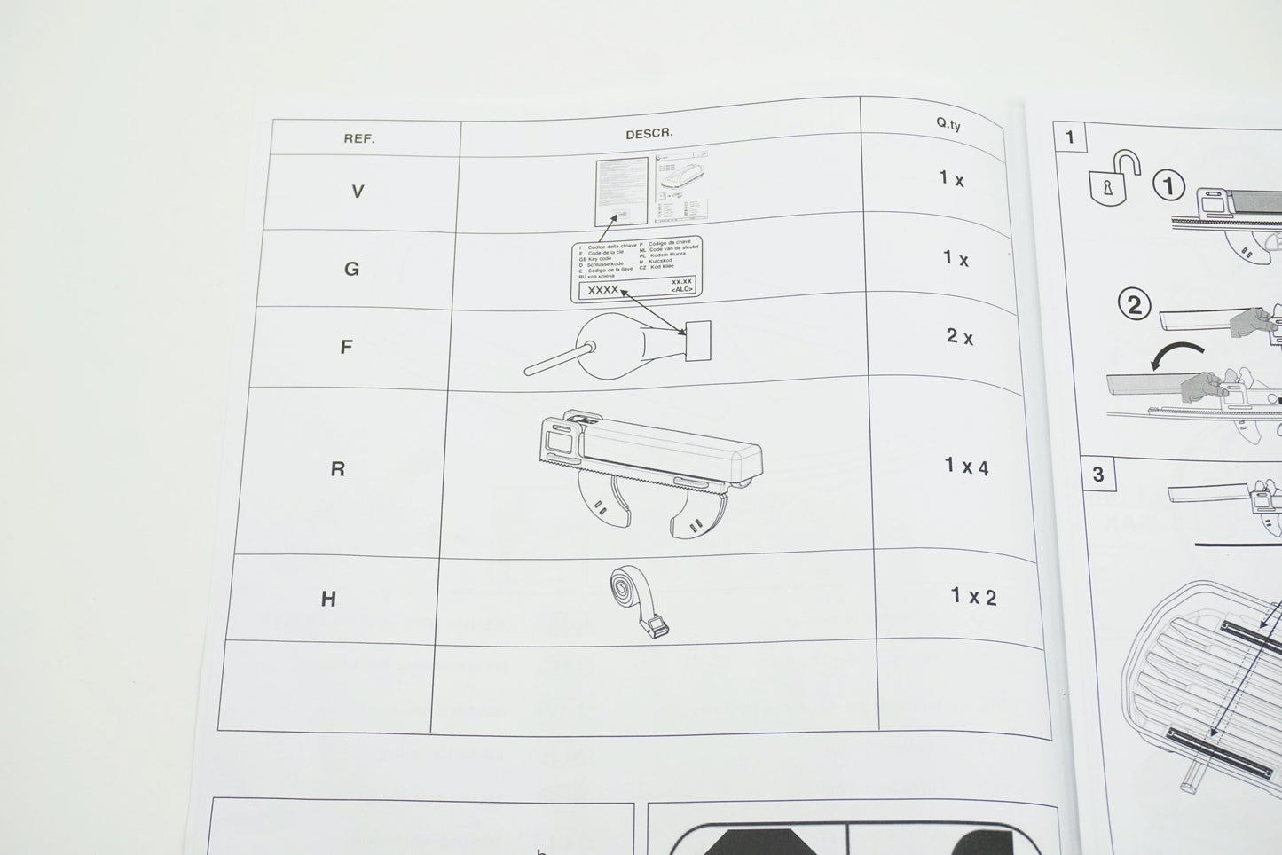 Pièce d'origine Coffre de toit 480 pour Renault 7711785586