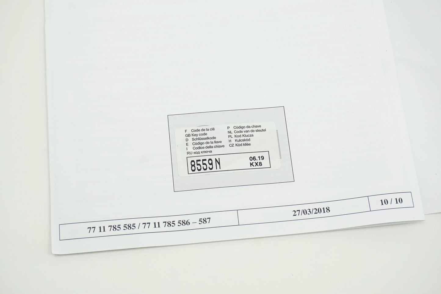 Pièce d'origine Coffre de toit 480 pour Renault 7711785586