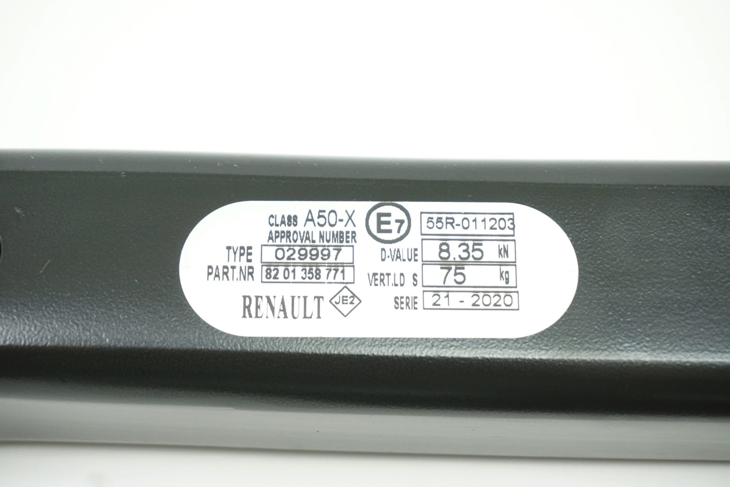 Pièce d'origine Rotule d'attelage pour Renault Kangoo II 8201358771